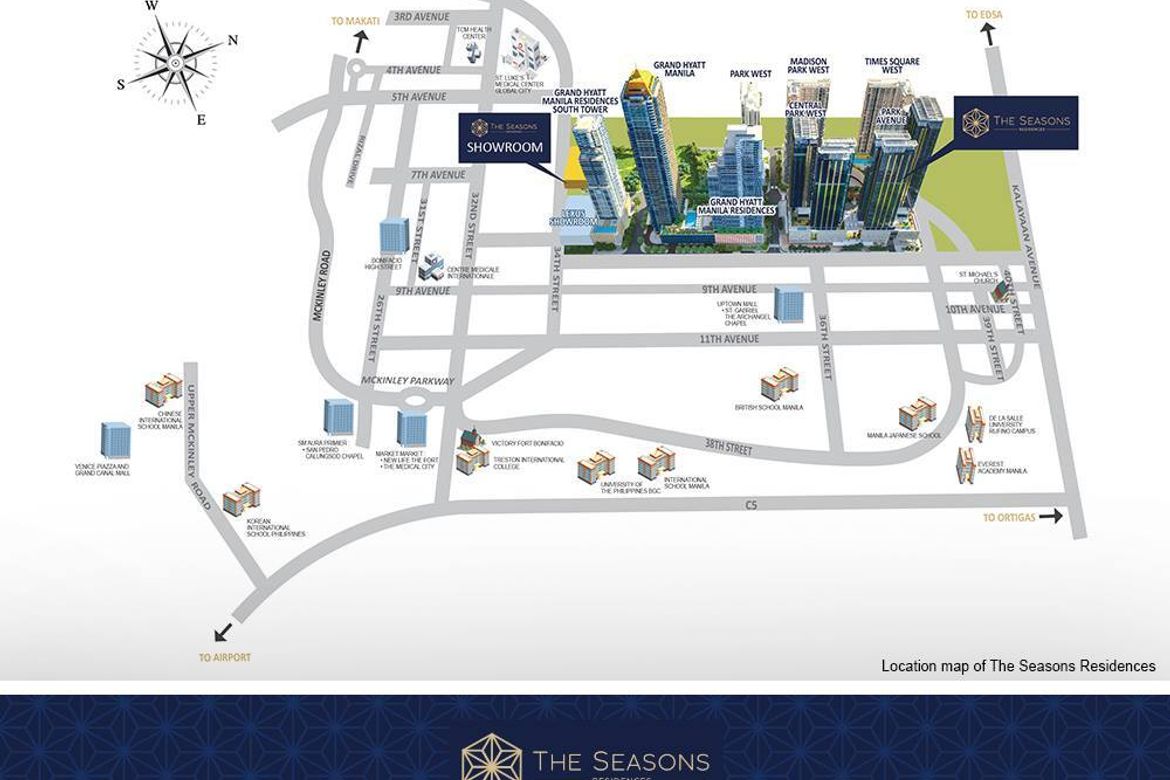 1 Bedroom Condo for Sale in The Seasons Residences, BGC, Taguig – photo 4