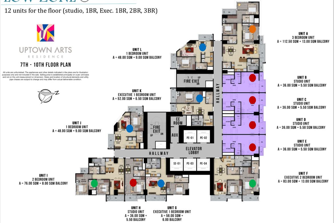 1 Bedroom Condo for Sale in Uptown Arts Residence, BGC, Taguig – photo 10