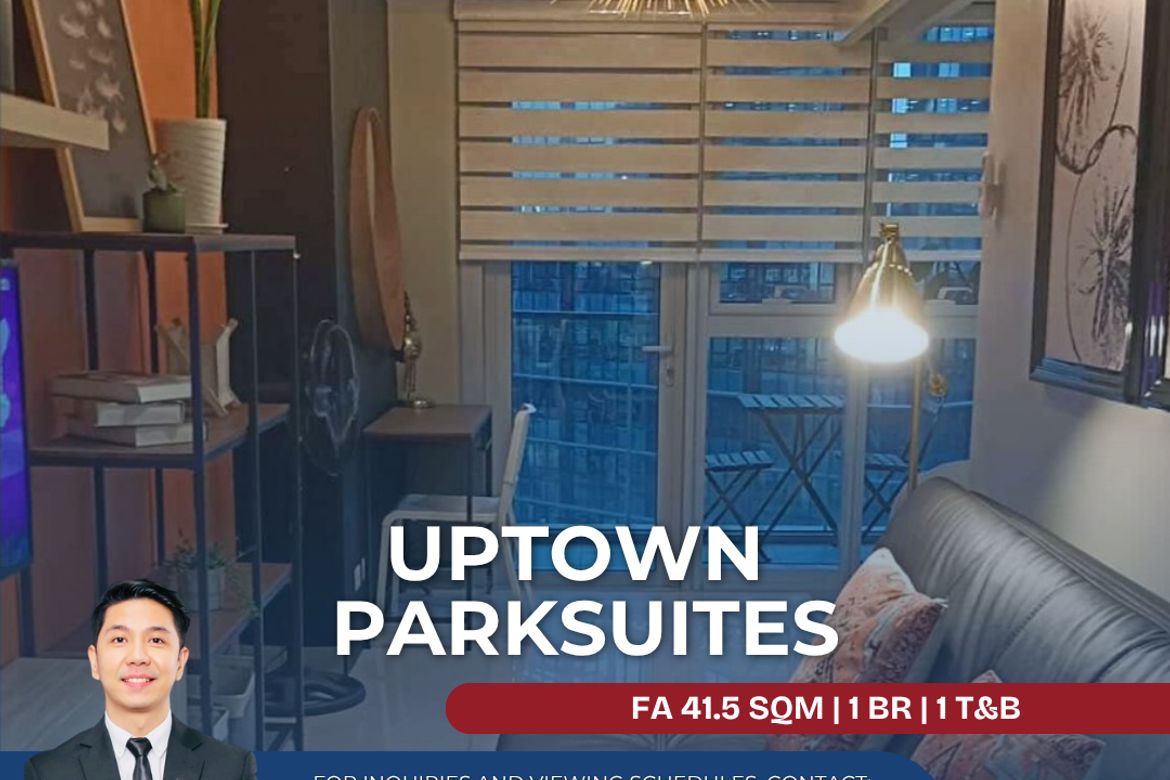 1 Bedroom Condo for Sale in Uptown Parksuites, BGC, Taguig, Metro Manila
