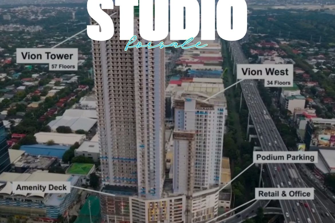 1 Bedroom Condo for Sale in Vion Tower, Magallanes, Makati City near MRT-3 Magallanes