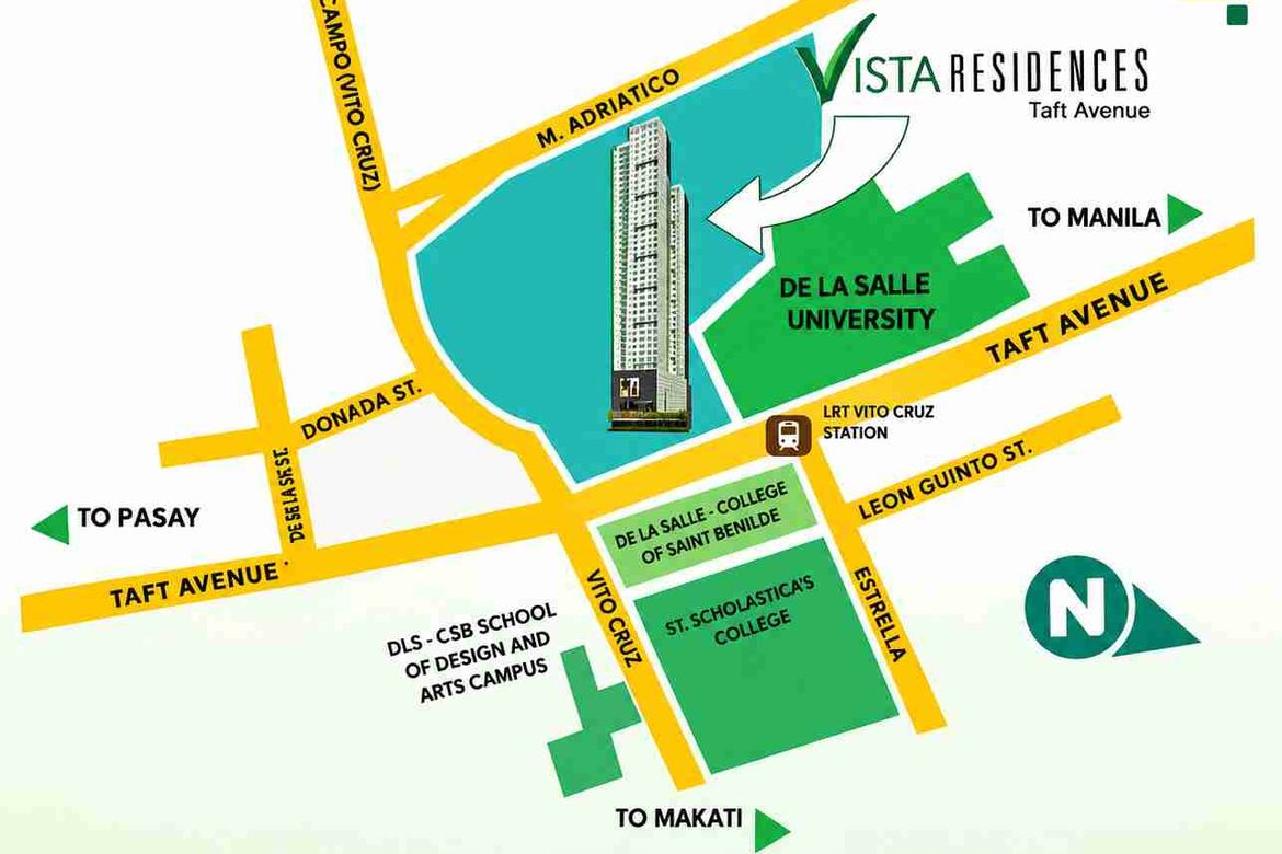 1 Bedroom Condo for Sale in Vista Taft Residences, Malate, Manila, Metro Manila near LRT-1 Vito Cruz – photo 6