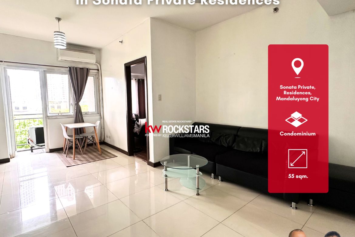 1 Bedroom Condo for Sale in Wack-Wack Greenhills, Mandaluyong, Metro Manila near MRT-3 Shaw Boulevard