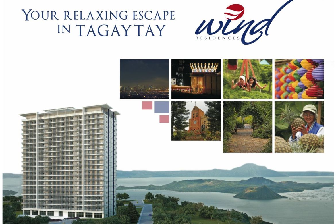 1 Bedroom Condo for Sale in Wind Residences, Maharlika West, Tagaytay, Cavite