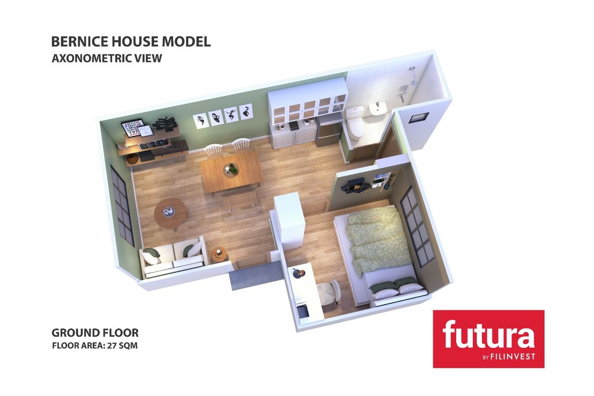 1 Bedroom House for Sale in Austine Homes, Santa Maria, Mabalacat, Pampanga