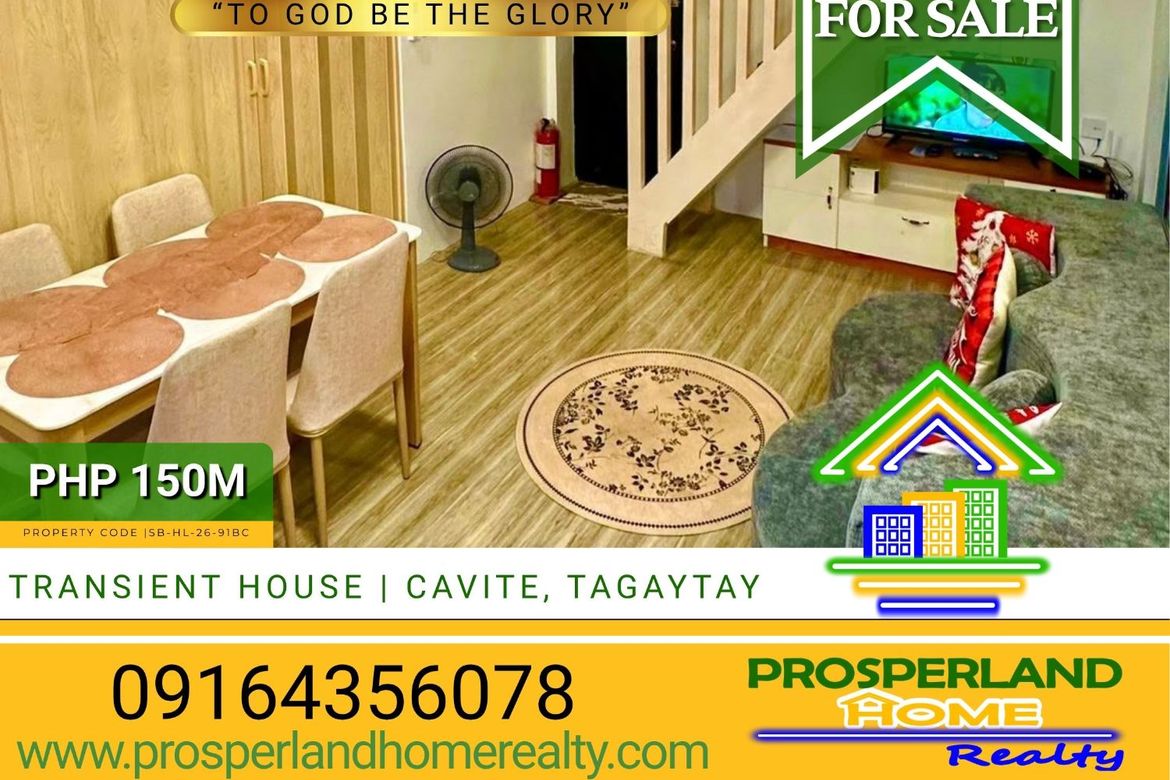 1 Bedroom House for Sale in San Jose, Tagaytay, Cavite