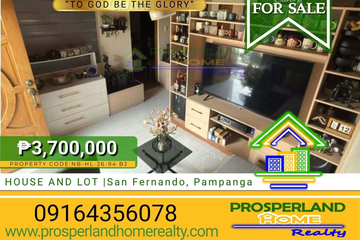 1 Bedroom House for Sale in Santo Rosario, San Fernando, Pampanga