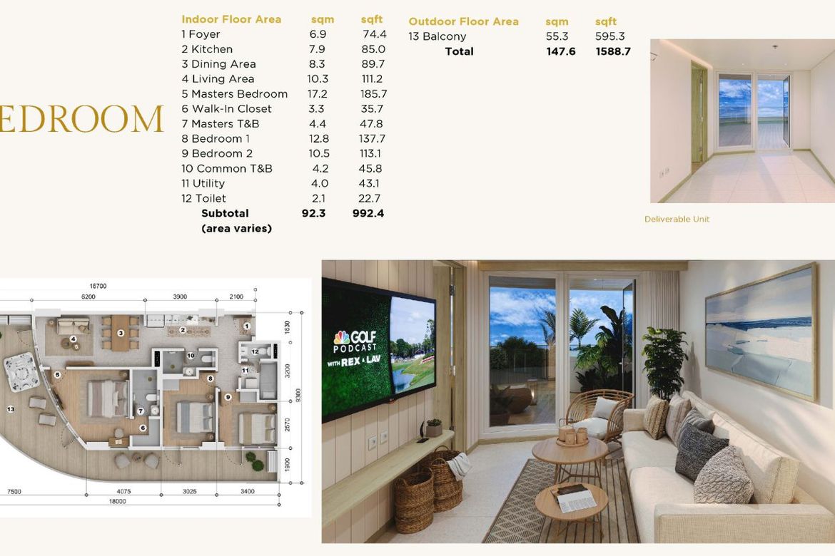 1 Bedroom House for Sale in The Residences at Terrazas de Punta Fuego, Natipuan, Nasugbu, Batangas – photo 8