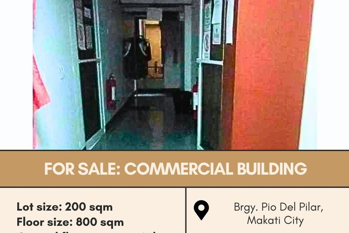 16 Bedroom Commercial for Sale in Pio Del Pilar, Makati, Metro Manila