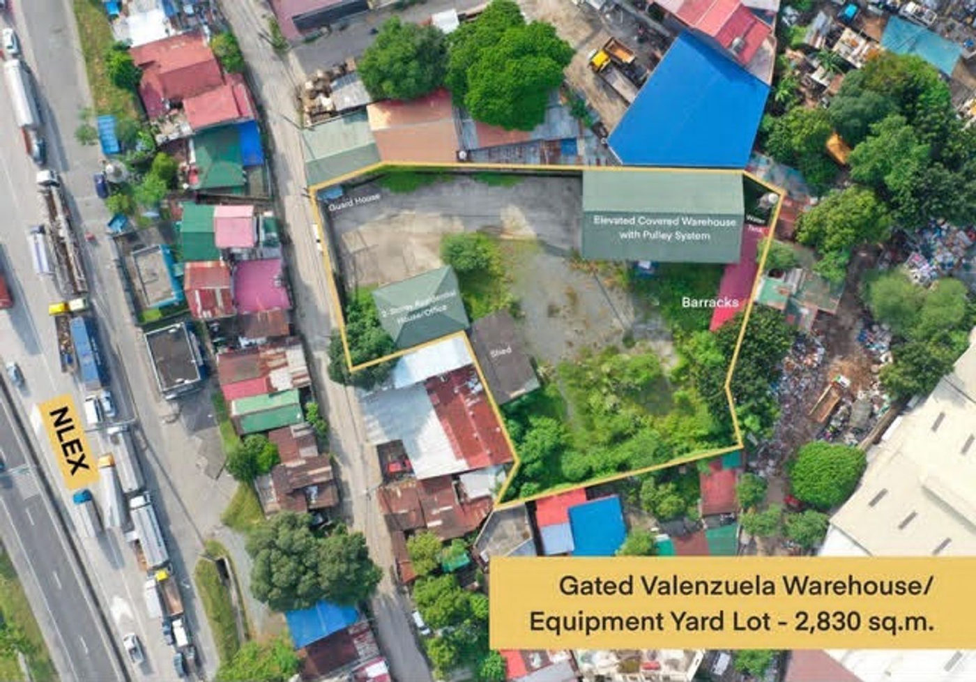2,830 SQM Commercial Property with Warehouse and Equipment Yard for Sale in Ugong, Valenzuela