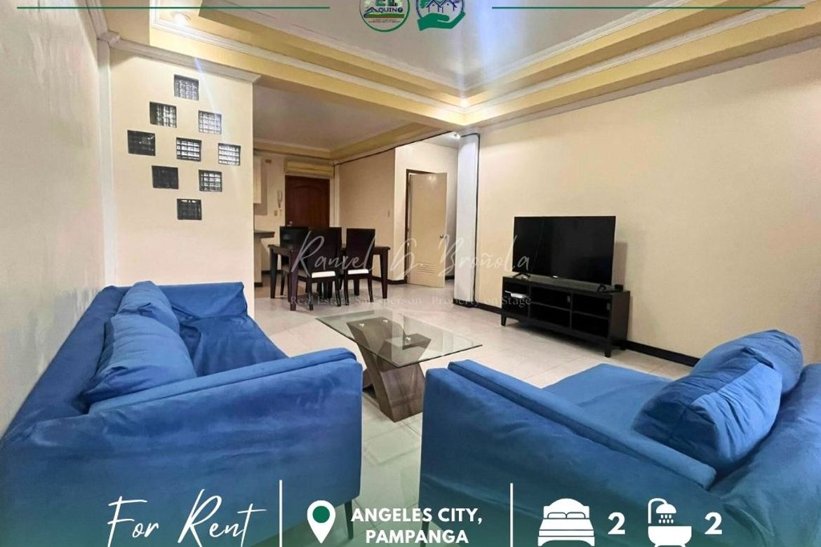 2 Bedroom Apartment for Rent in Malabanias, Angeles, Pampanga
