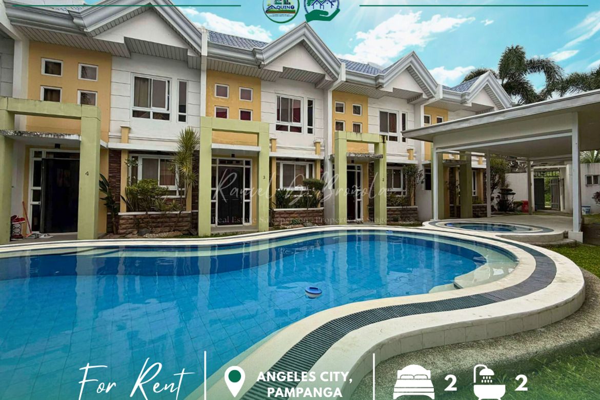 2 Bedroom Apartment for Rent in Malabanias, Angeles, Pampanga
