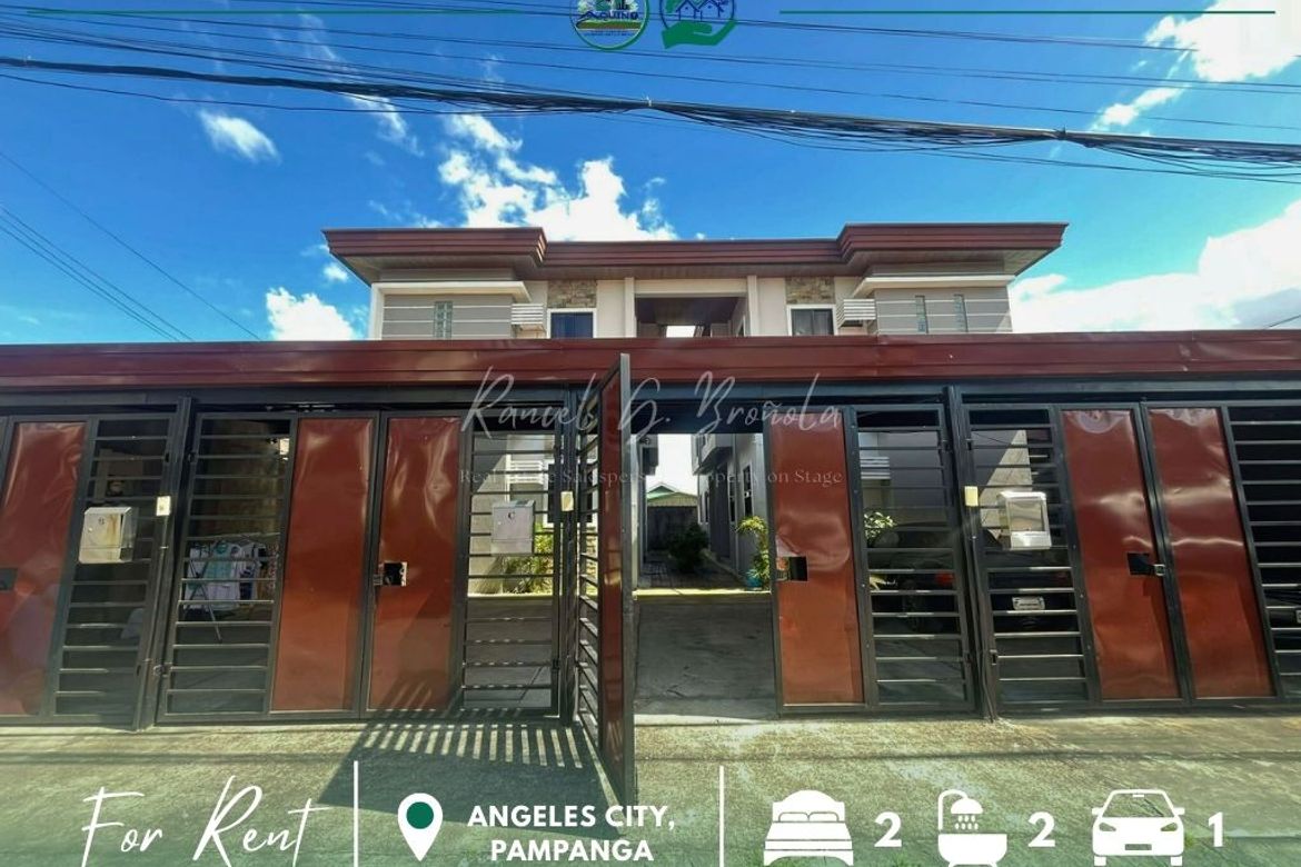 2 Bedroom Apartment for Rent in Pampang, Angeles, Pampanga