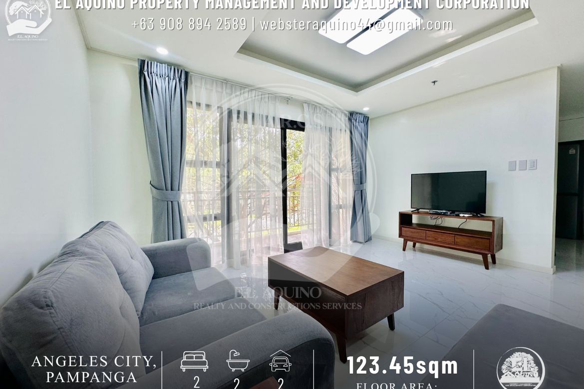 2 Bedroom Condo for Rent in Balibago, Angeles, Pampanga