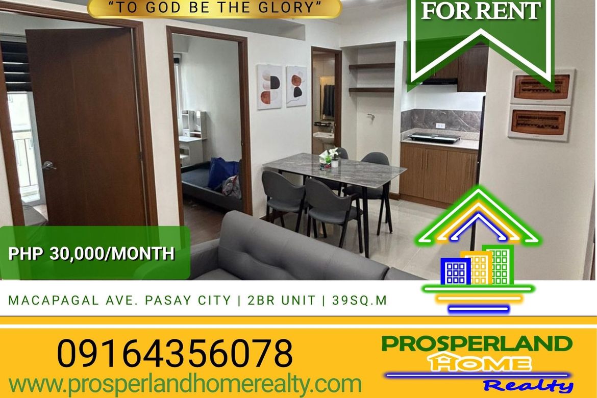 2 Bedroom Condo for Rent in Barangay 97, Pasay, Metro Manila near MRT-3 Taft Avenue