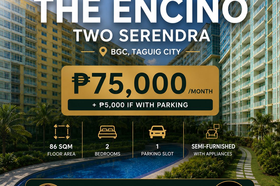 2 Bedroom Condo for Rent in BGC, Taguig, Metro Manila