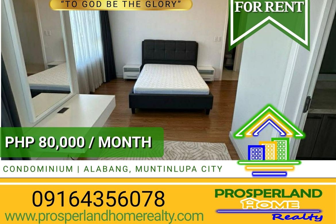 2 Bedroom Condo for Rent in Putatan, Muntinlupa, Metro Manila