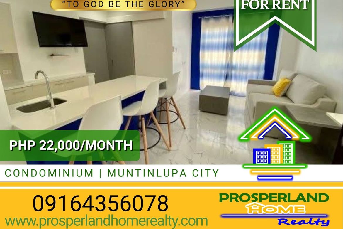 2 Bedroom Condo for Rent in Putatan, Muntinlupa, Metro Manila
