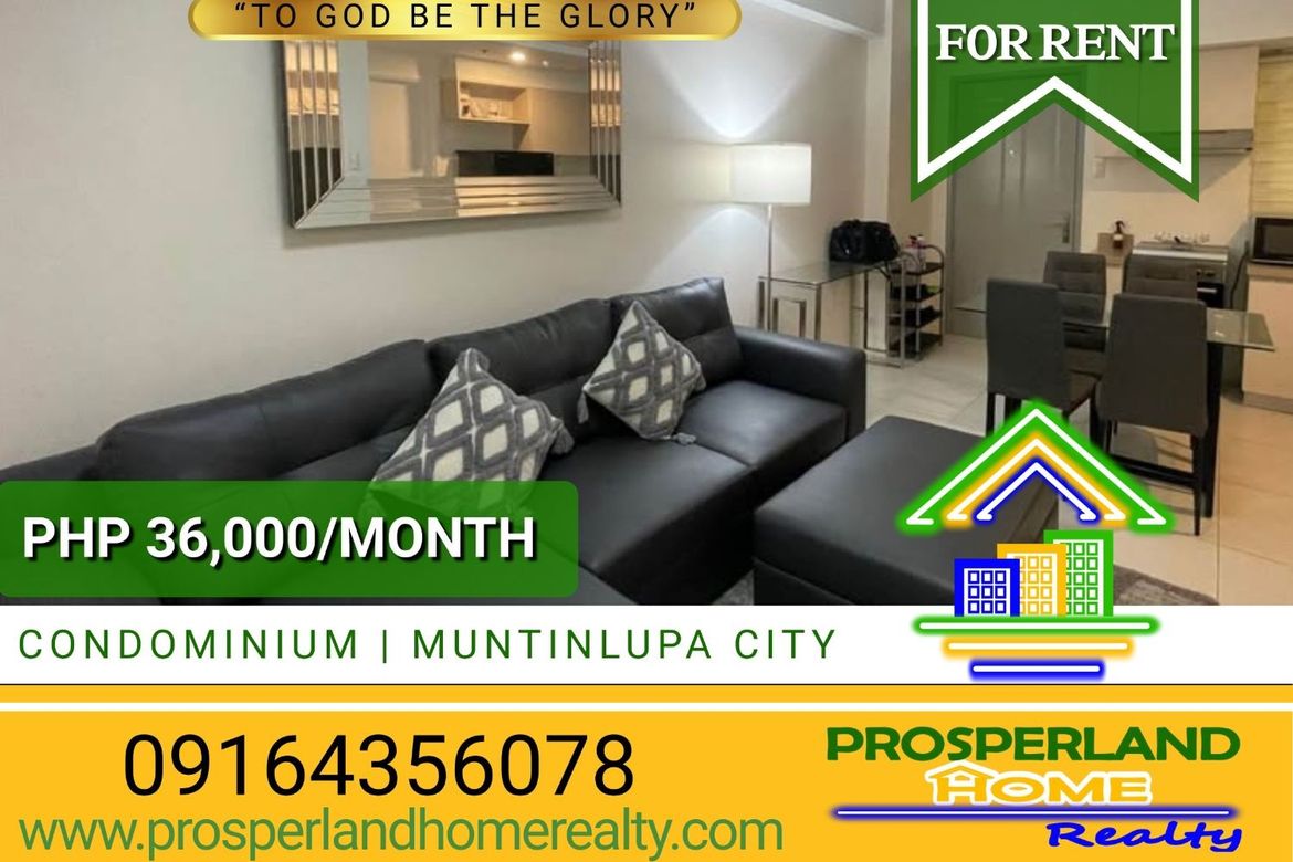 2 Bedroom Condo for Rent in Putatan, Muntinlupa, Metro Manila