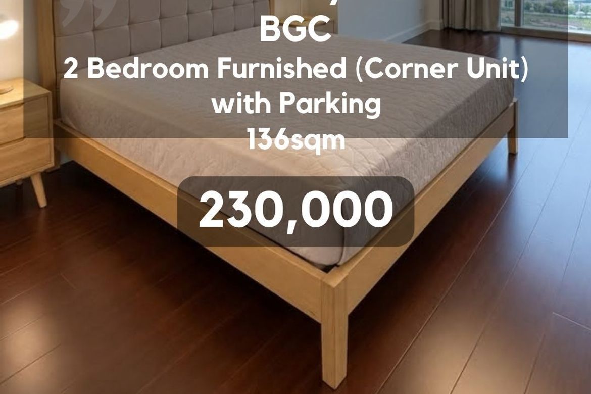 2 Bedroom Condo for Rent in West Gallery Place, BGC, Taguig, Metro Manila