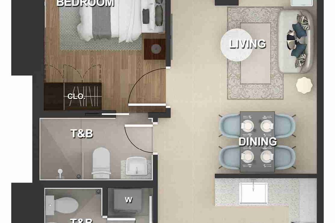 2 Bedroom Condo for Sale in Abeto Mirasol Taft South, Iloilo City, Iloilo – photo 5
