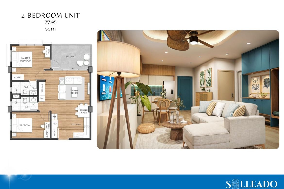 2 Bedroom Condo for Sale in Banawang, Bagac, Bataan