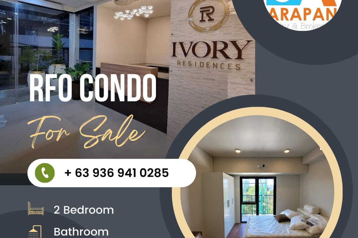 2 Bedroom Condo for Sale in Barangay 19-B, Davao City, Davao del Sur