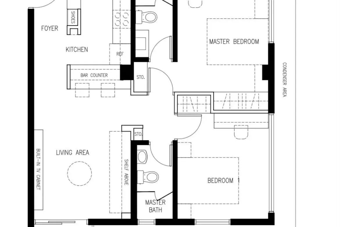 2 Bedroom Condo for Sale in Baron Tower, Santa Lucia, San Juan, Metro Manila – photo 7