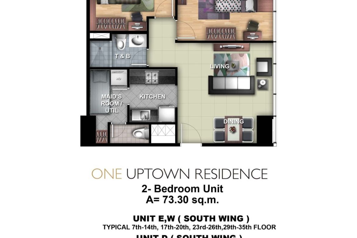 2 Bedroom Condo for Sale in BGC, Taguig – photo 16