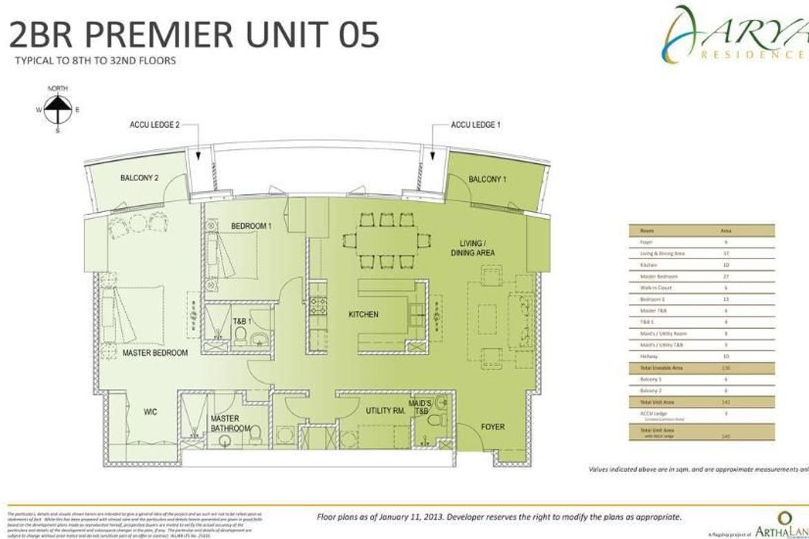 2 Bedroom Condo for Sale in BGC, Taguig, Metro Manila – photo 8