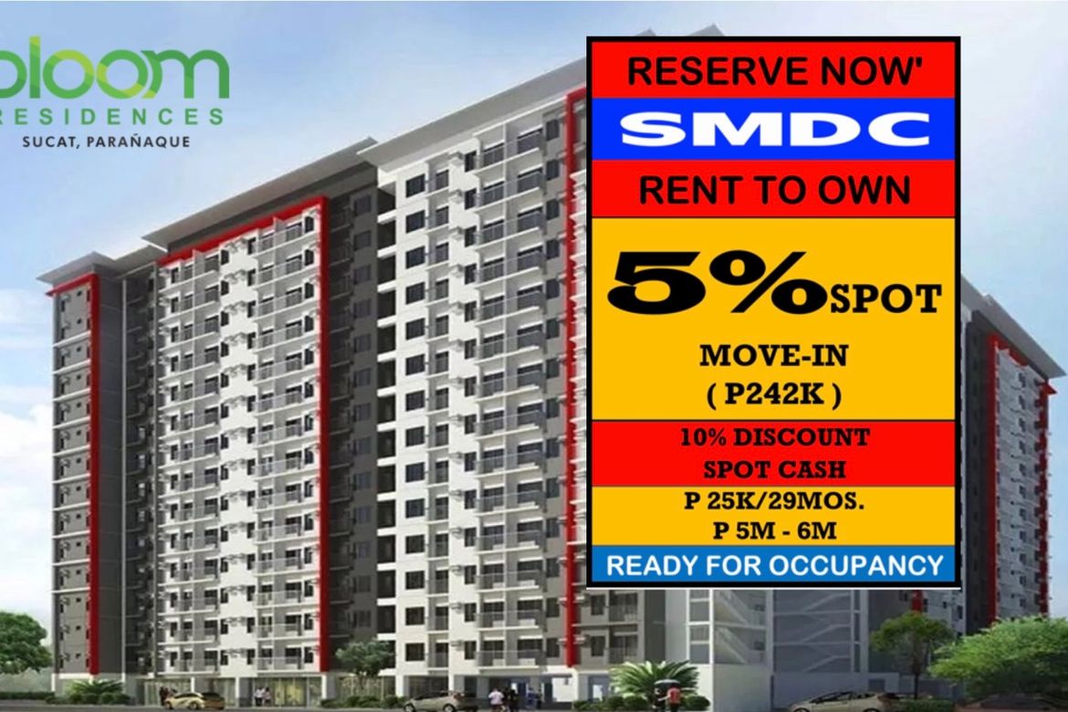 2 Bedroom Condo for Sale in Bloom Residences, San Antonio, Parañaque, Metro Manila