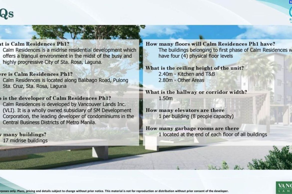 2 Bedroom Condo for Sale in Calm Residences, Balibago, Santa Rosa, Laguna – photo 6