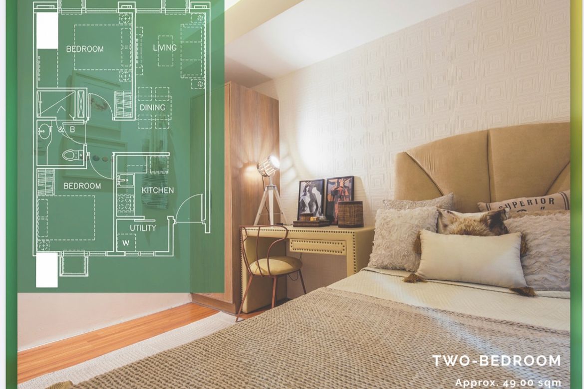 2 Bedroom Condo for Sale in Greenhills, San Juan, Metro Manila near MRT-3 Santolan