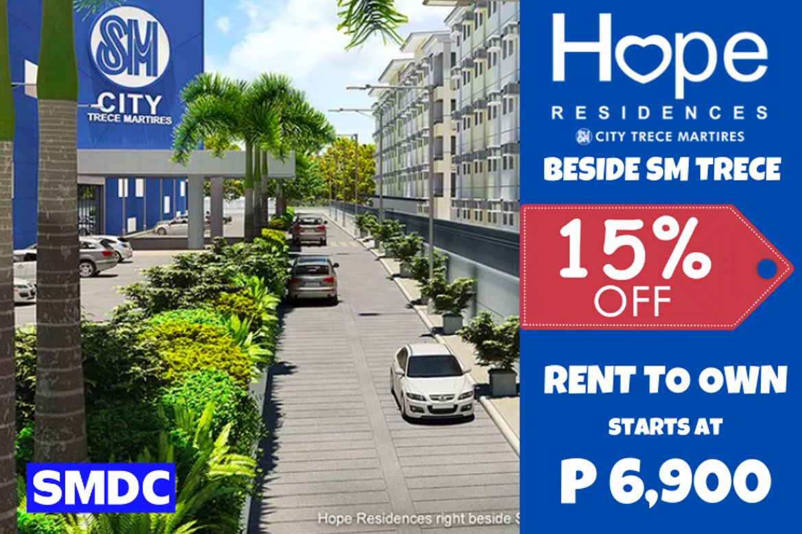 2 Bedroom Condo for Sale in Hope Residences, San Agustin, Trece Martires, Cavite