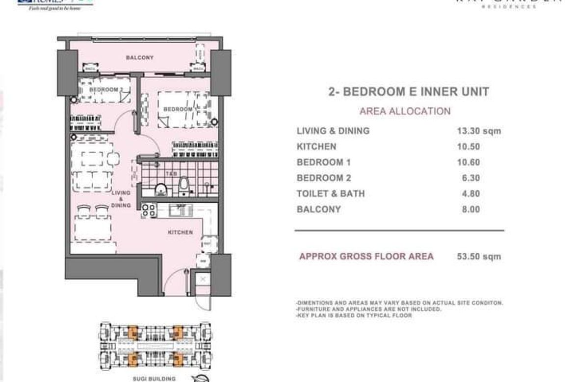 2 Bedroom Condo for Sale in Kai Garden Residences, Malamig, Mandaluyong, Metro Manila near MRT-3 Boni – photo 4