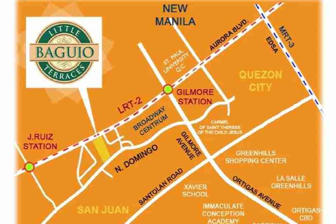 2 Bedroom Condo for Sale in Little Baguio Terraces, Ermitaño, San Juan, Metro Manila near LRT-2 J. Ruiz