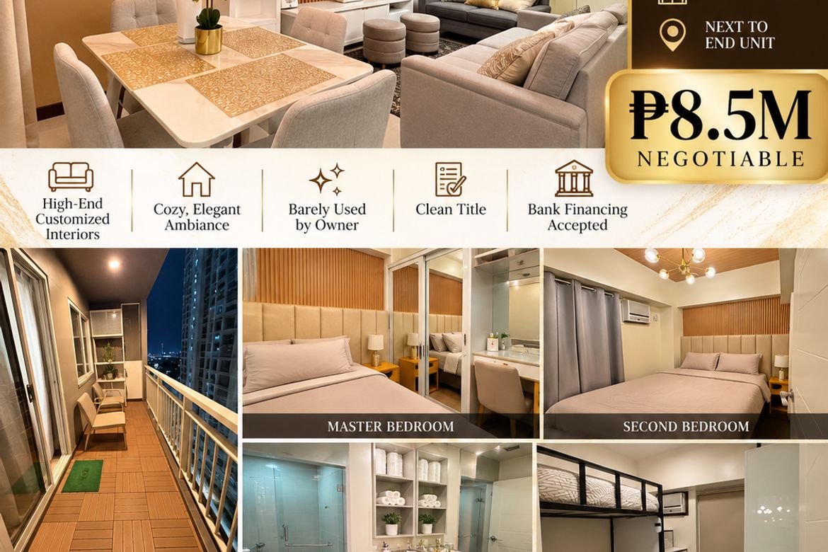 2 Bedroom Condo for Sale in Lumiere Residences, Bagong Ilog, Pasig, Metro Manila – photo 2