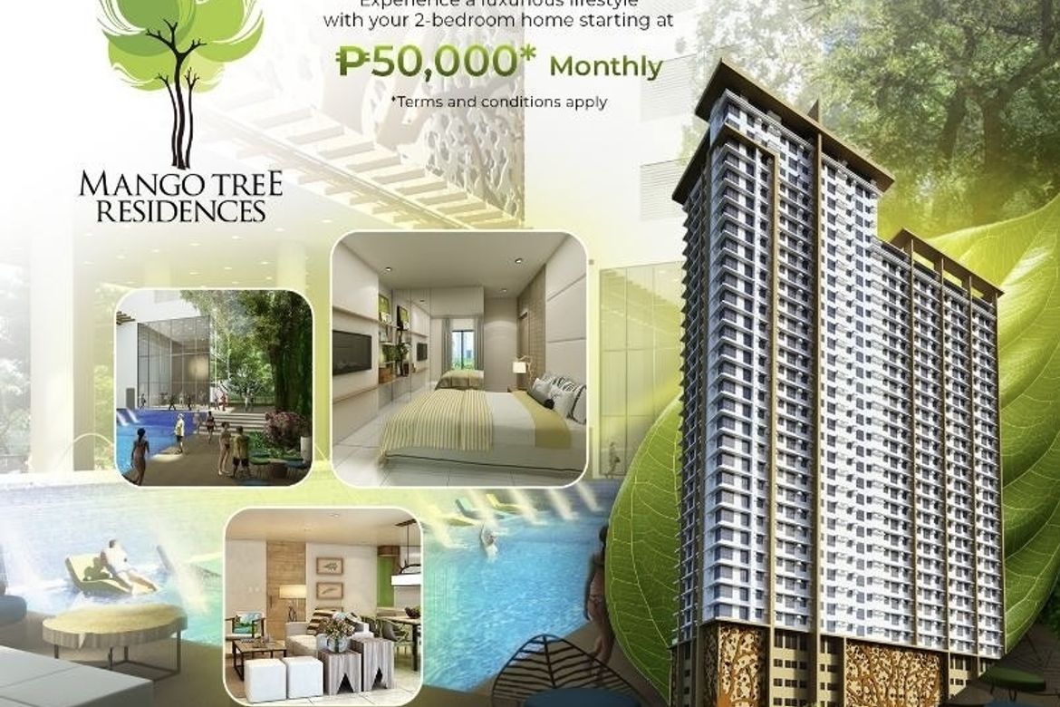2 Bedroom Condo for Sale in Mango Tree Residences, Pasadeña, San Juan, Metro Manila near LRT-2 Gilmore