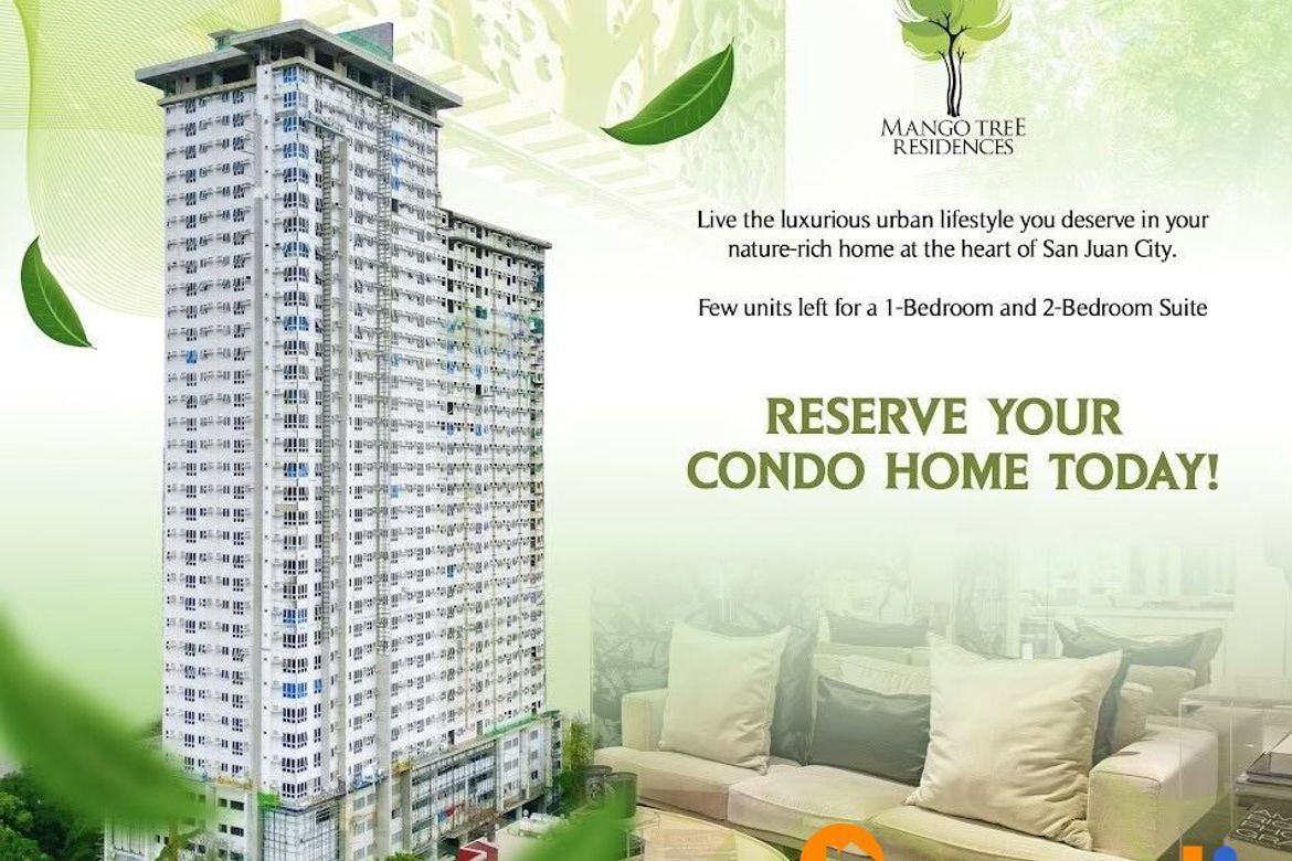2 Bedroom Condo for Sale in Mango Tree Residences, Pasadeña, San Juan, Metro Manila near LRT-2 Gilmore