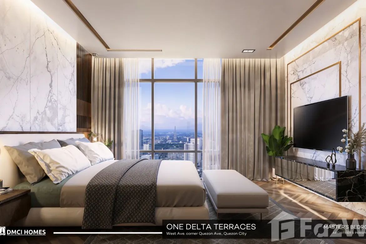 2 Bedroom Condo for Sale in One Delta Terraces, West Triangle, Quezon City, Metro Manila