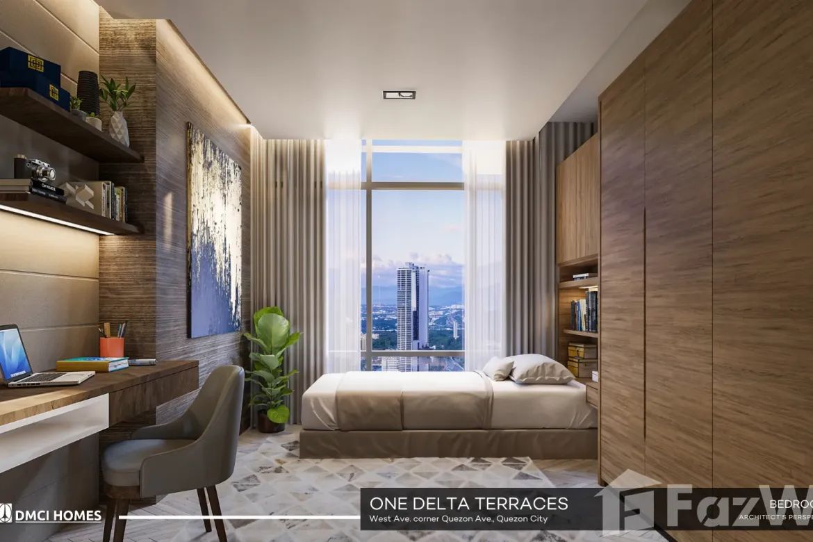 2 Bedroom Condo for Sale in One Delta Terraces, West Triangle, Quezon City, Metro Manila