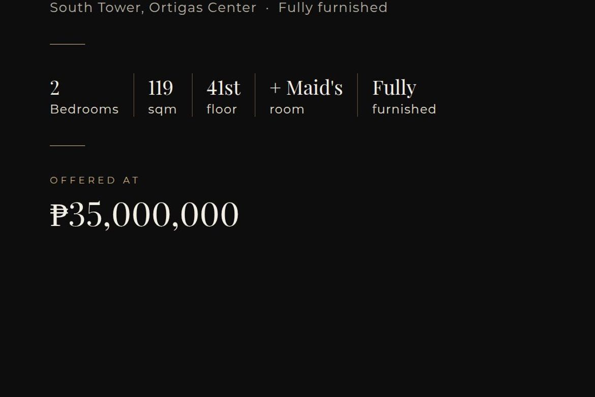 2 Bedroom Condo for Sale in One Shangri-La Place, Wack-Wack Greenhills, Mandaluyong, Metro Manila near MRT-3 Shaw Boulevard – photo 8