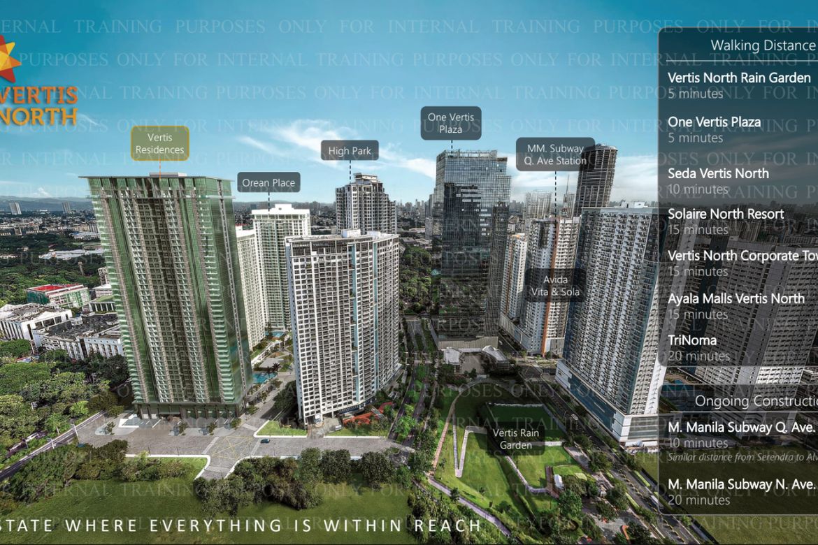 2 Bedroom Condo for Sale in Orean Place at Vertis North, Bagong Pag-Asa, Quezon City, Metro Manila near MRT-3 Quezon Avenue – photo 4