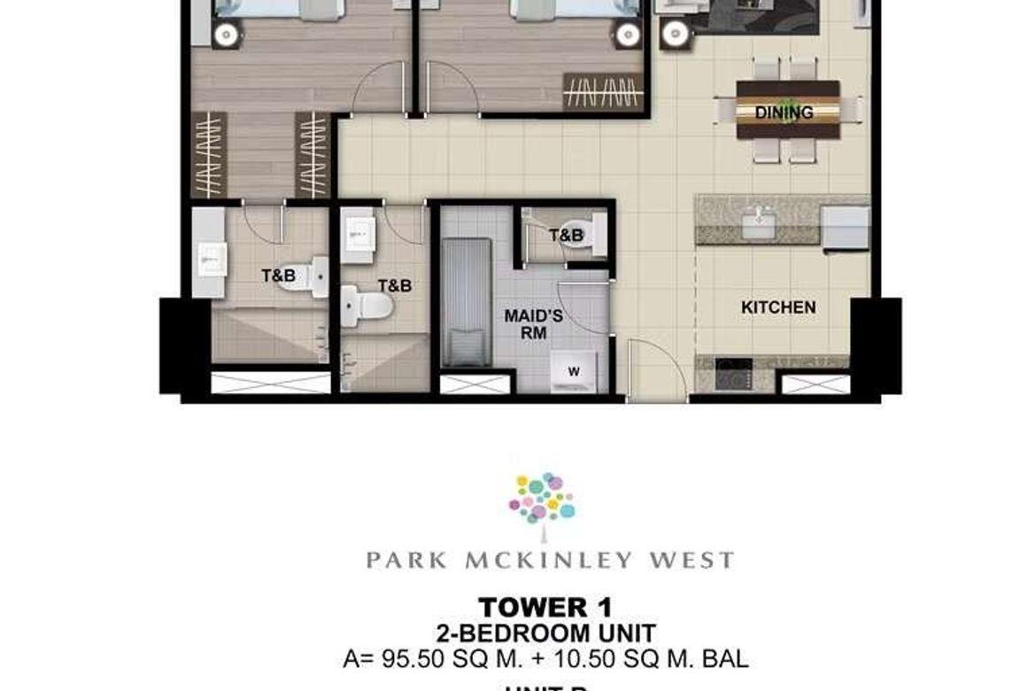 2 Bedroom Condo for Sale in Park McKinley West, BGC, Taguig – photo 15