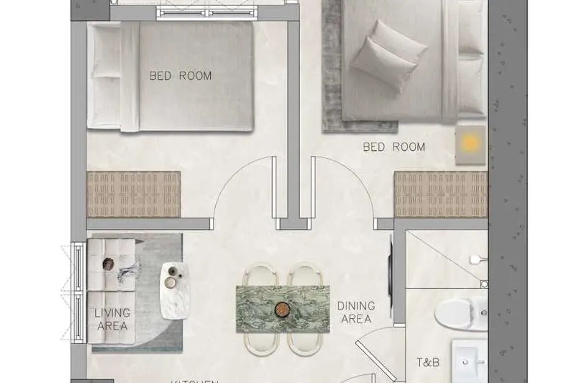 2 Bedroom Condo for Sale in Park One, Zapote, Las Piñas, Metro Manila – photo 4