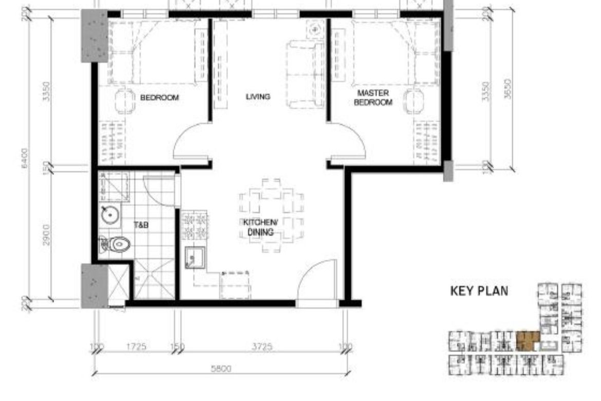 2 Bedroom Condo for Sale in Pioneer Woodlands, Barangka Ilaya, Mandaluyong, Metro Manila near MRT-3 Boni – photo 4