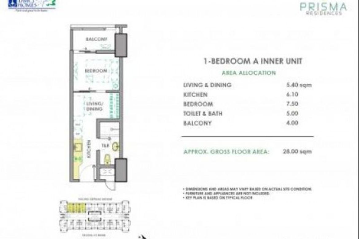2 Bedroom Condo for Sale in Prisma Residences, Bagong Ilog, Pasig, Metro Manila – photo 5