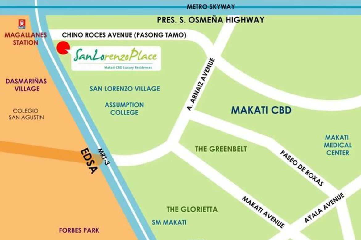 2 Bedroom Condo for Sale in San Lorenzo Place, Bangkal, Makati, Metro Manila near MRT-3 Magallanes – photo 2