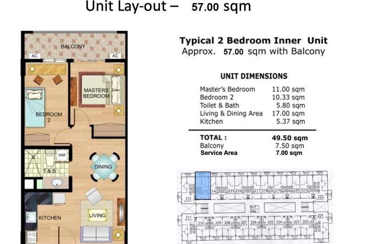 2 Bedroom Condo for Sale in San Miguel, Pasig, Metro Manila – photo 7