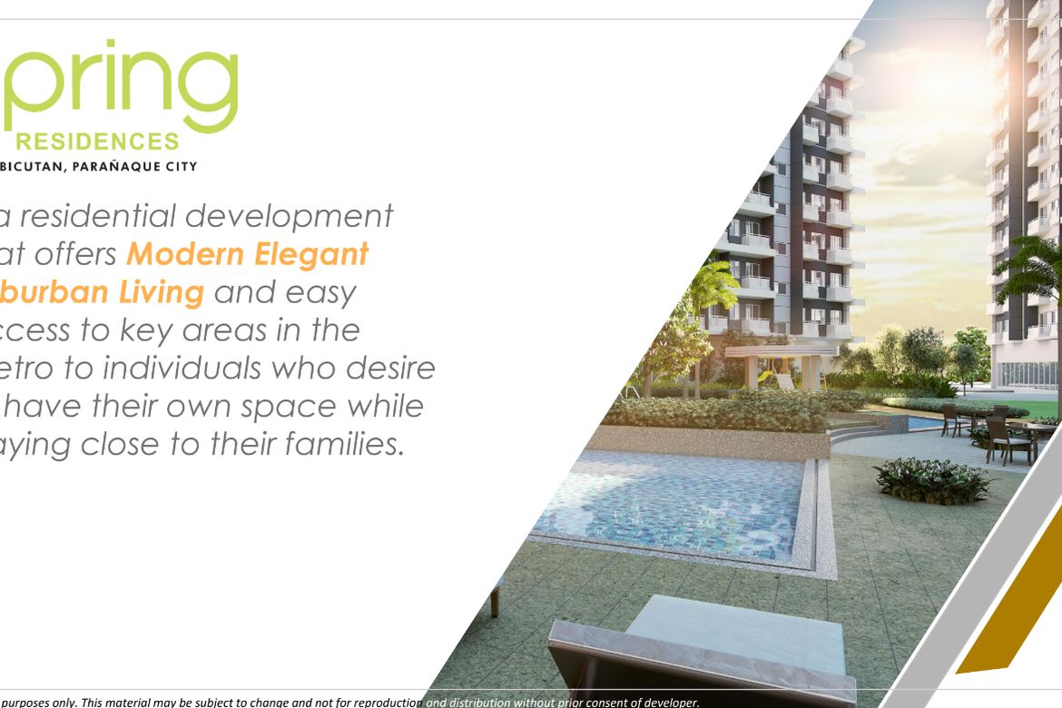 2 Bedroom Condo for Sale in Spring Residences, Sun Valley, Parañaque, Metro Manila – photo 2