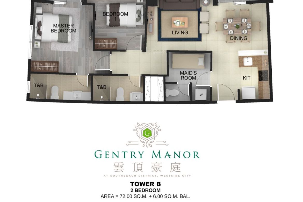2 Bedroom Condo for Sale in Tambo, Parañaque, Metro Manila – photo 2